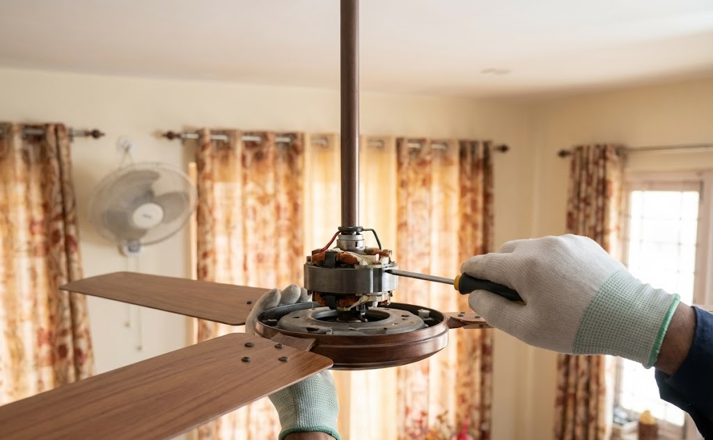 Ceiling fan repair