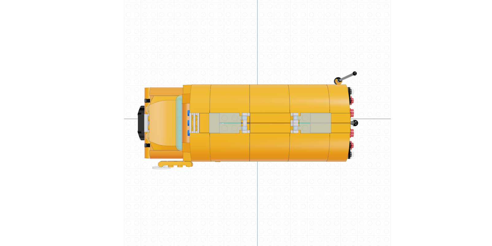 Wireframe Bus Perspective Top