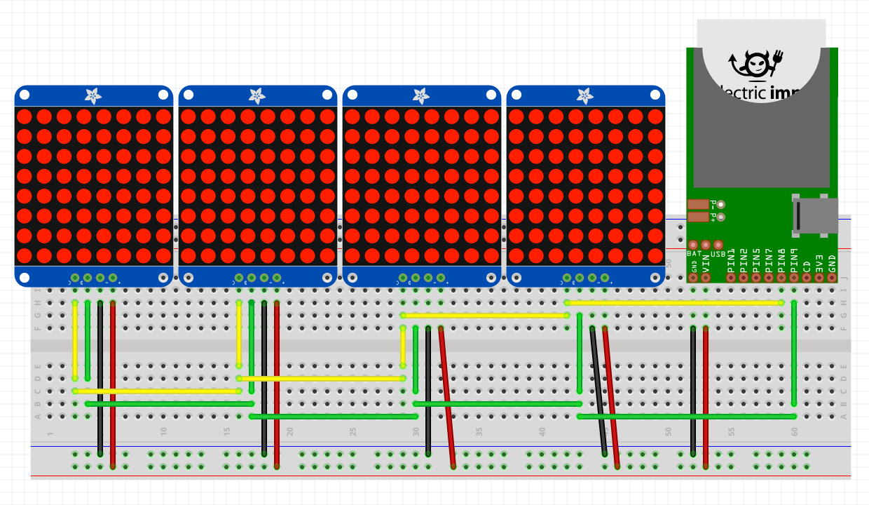 The Matrix Clock circuit design