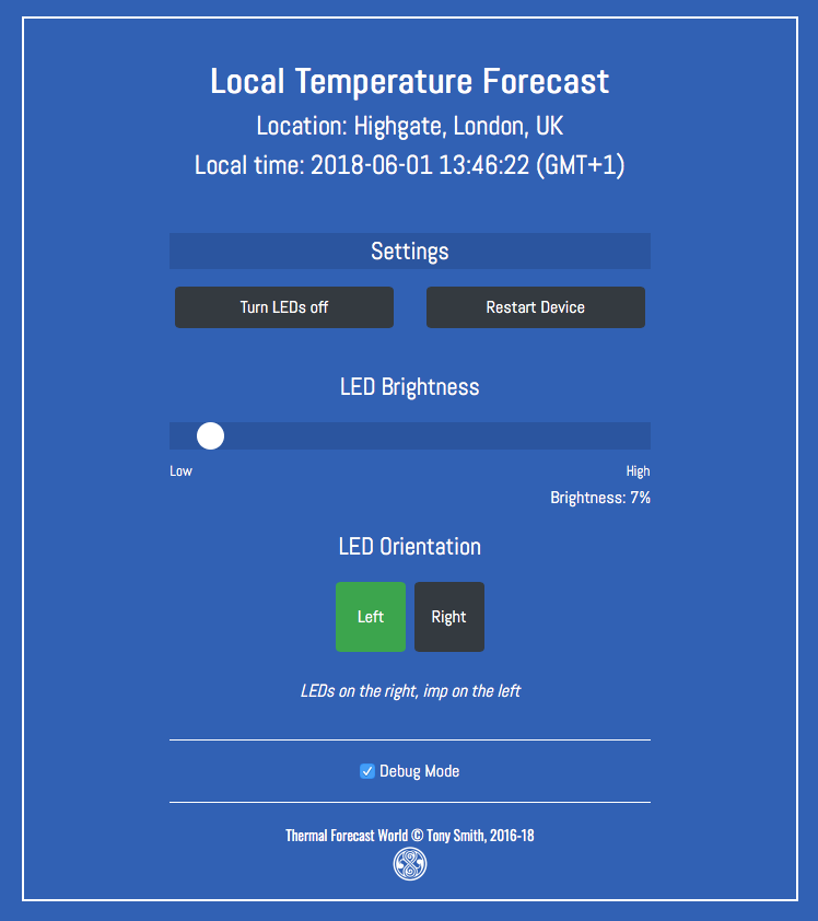 ThermalForecastWorld UI