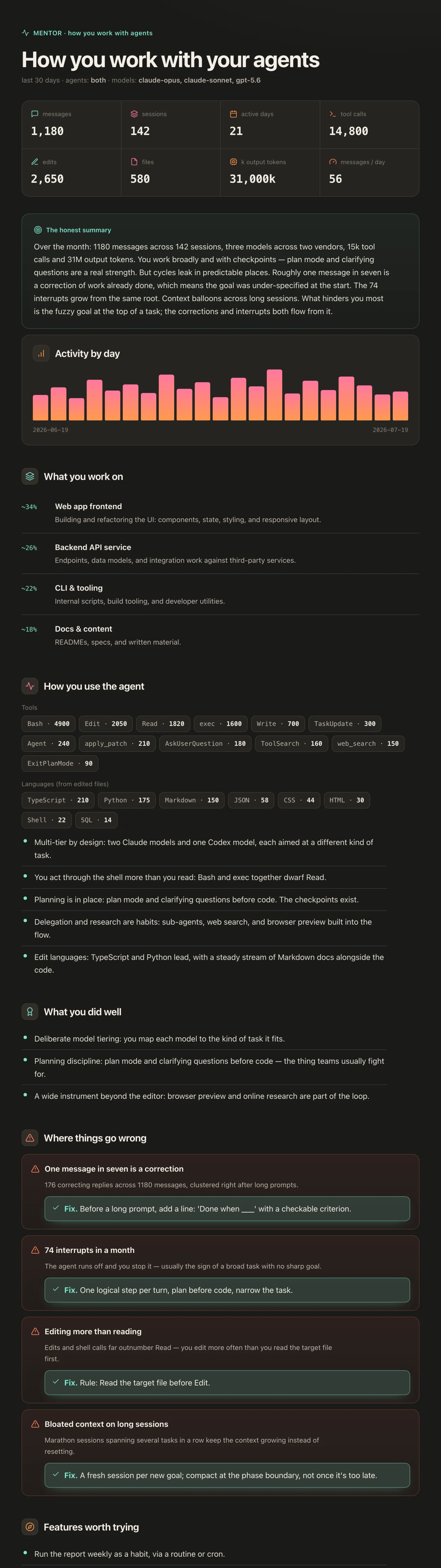 Example report
