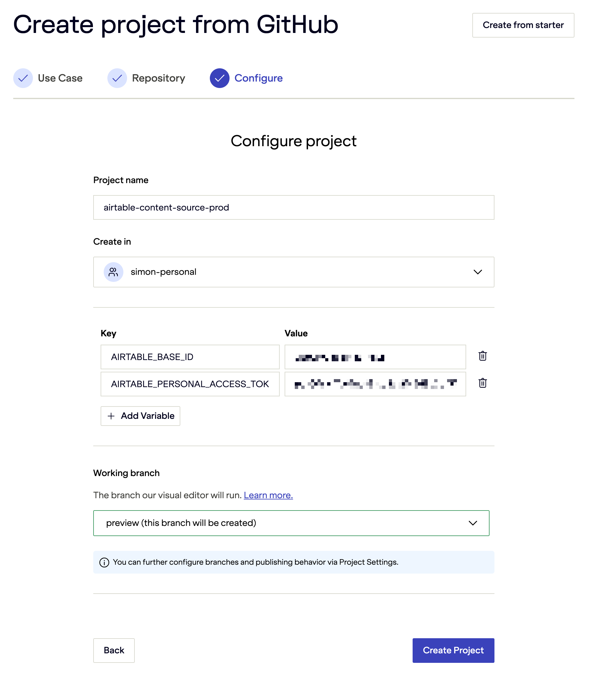 Stackbit Import Config