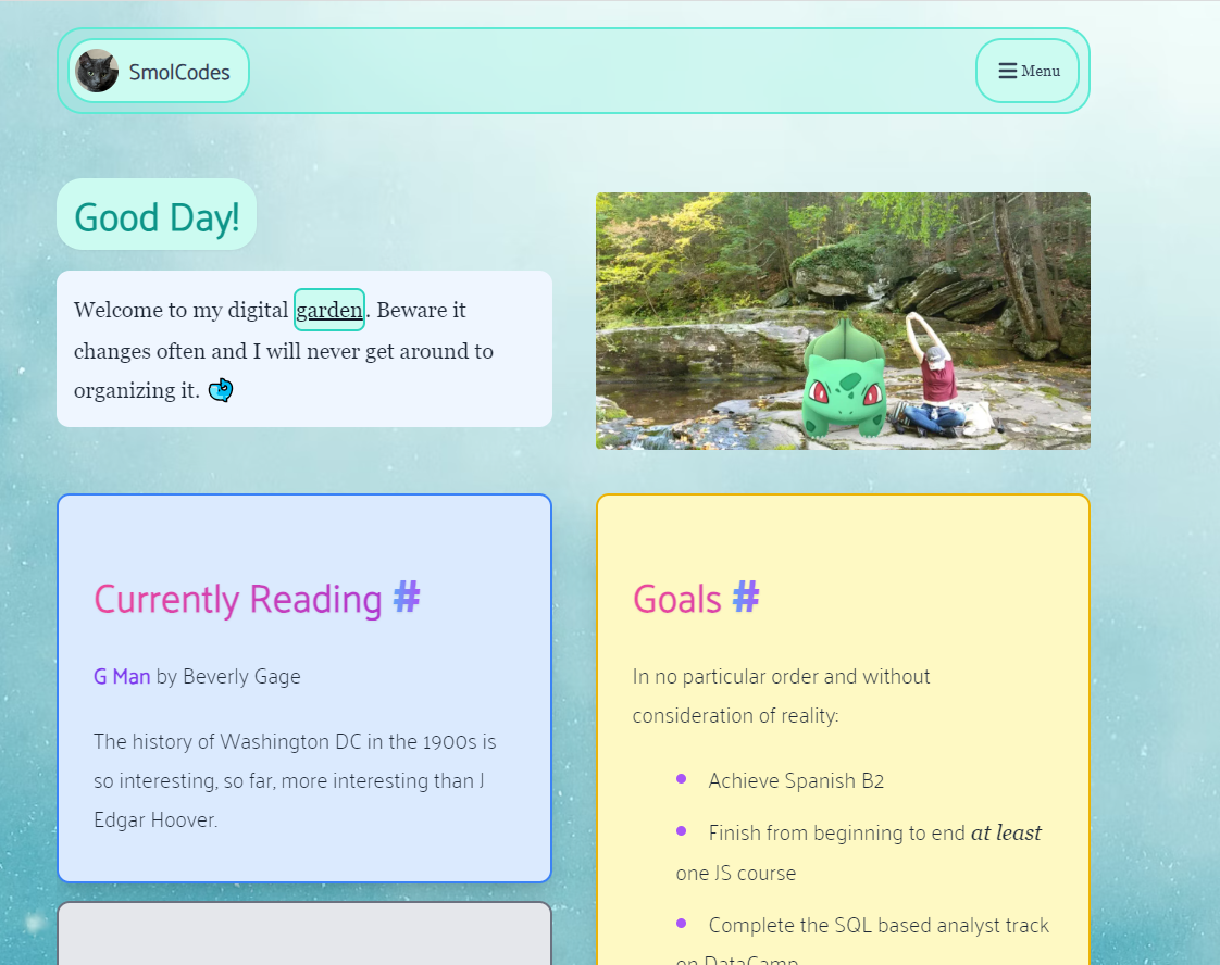 GitHub - smolcodes/bluetheme: This is the theme for V 5 of my blog