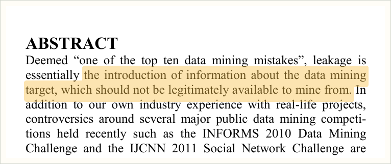 The definition, from Kaufman et al.