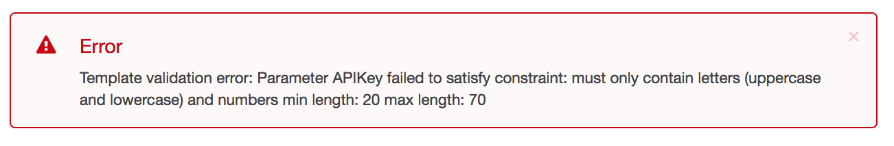 Invalid API Key