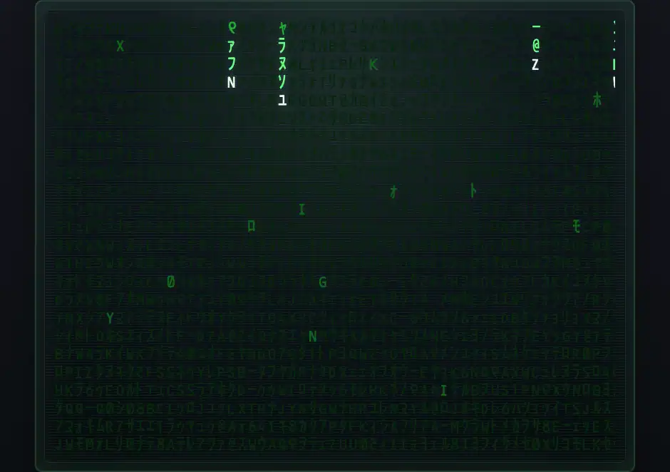 Matrix Code Rain Demo