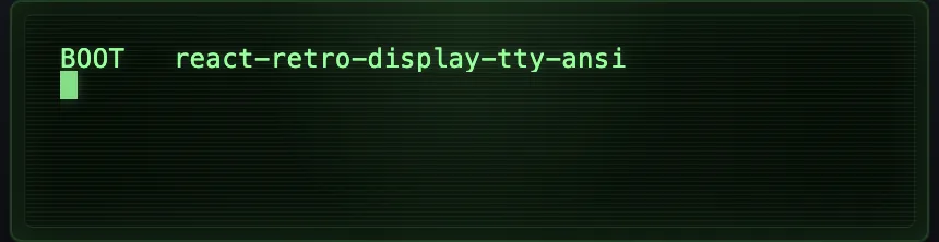 Terminal Output Demo