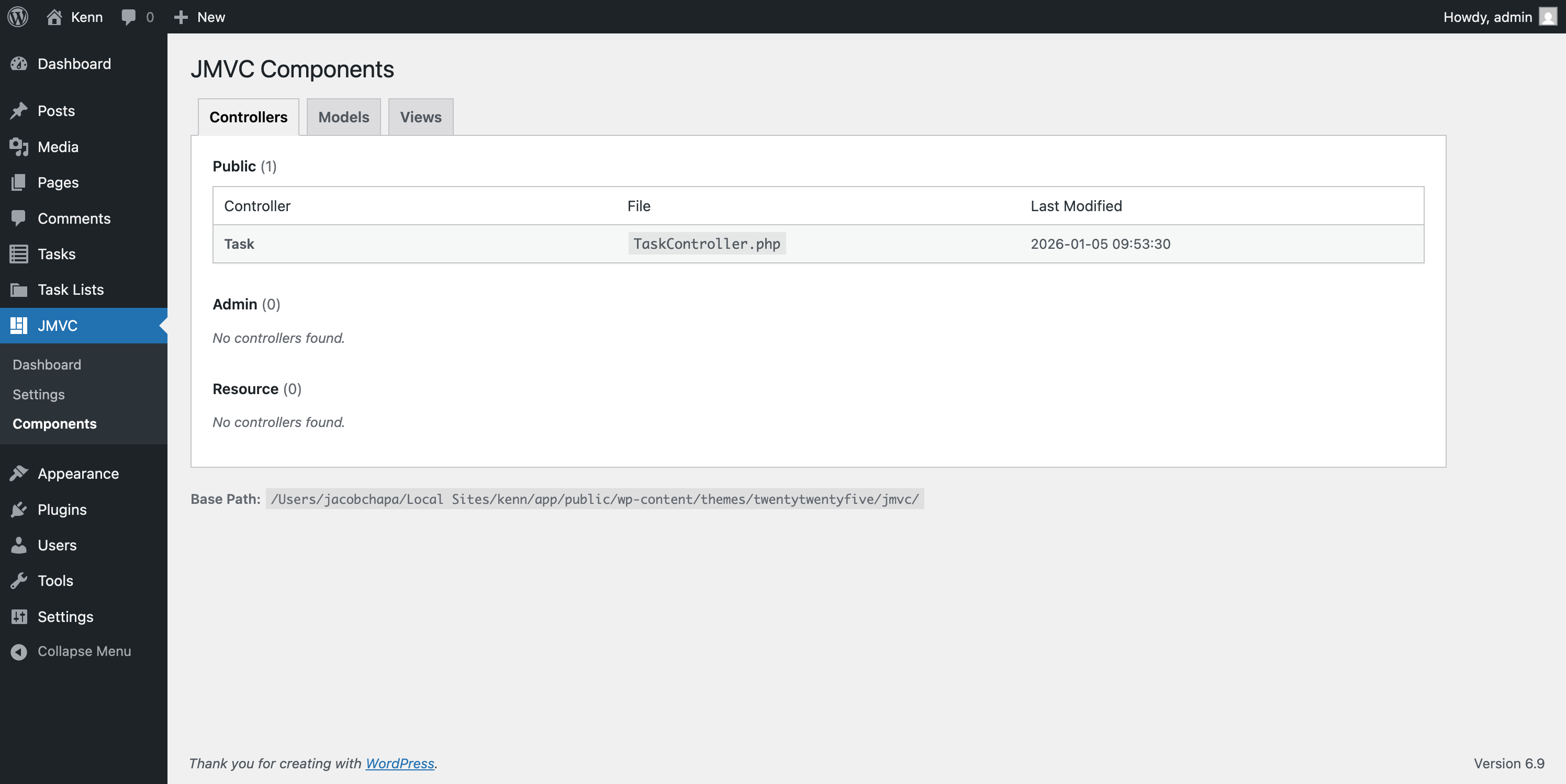 JMVC Components Browser