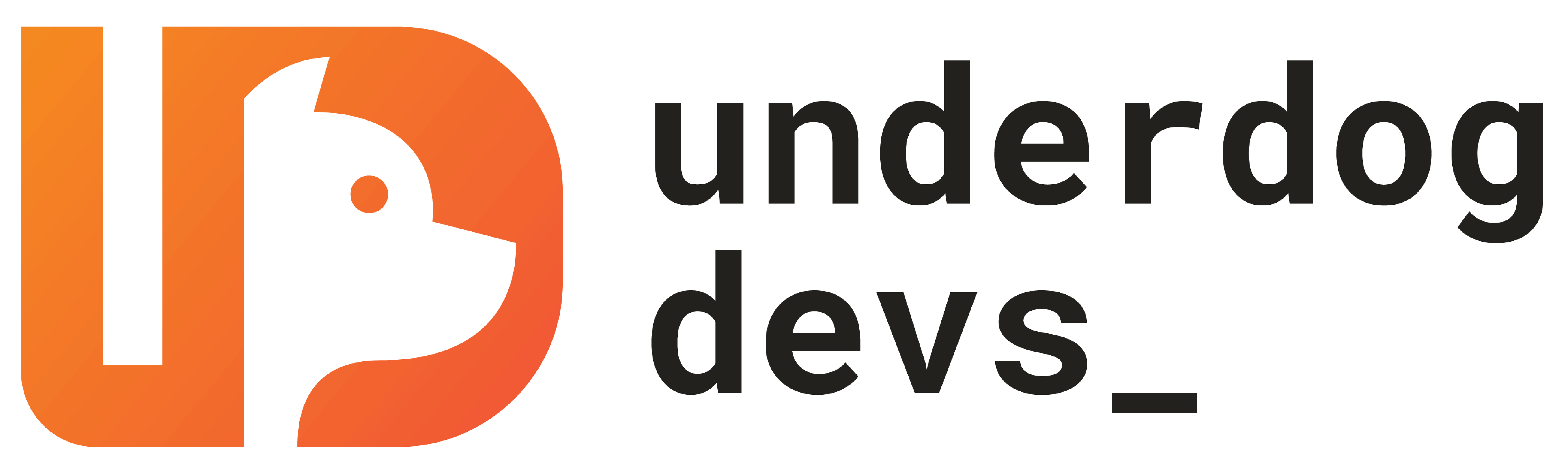 Underdog Devs logo long