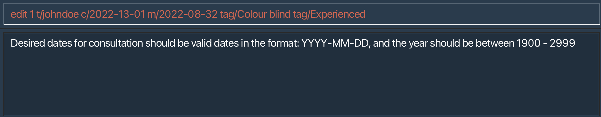 Error message does not fully explain the issue with date inputs · Issue ...