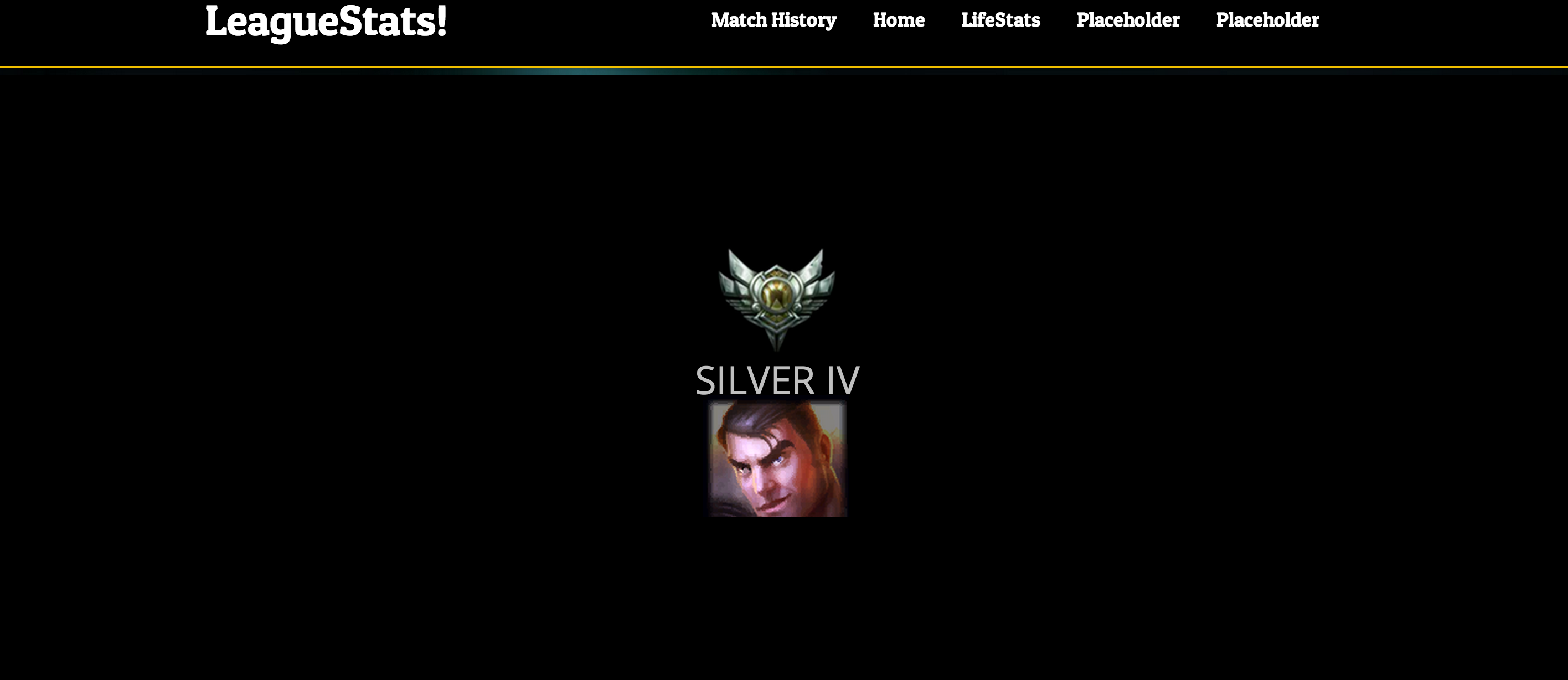 GitHub - snly2386/League: League of Legends Stat Tracker