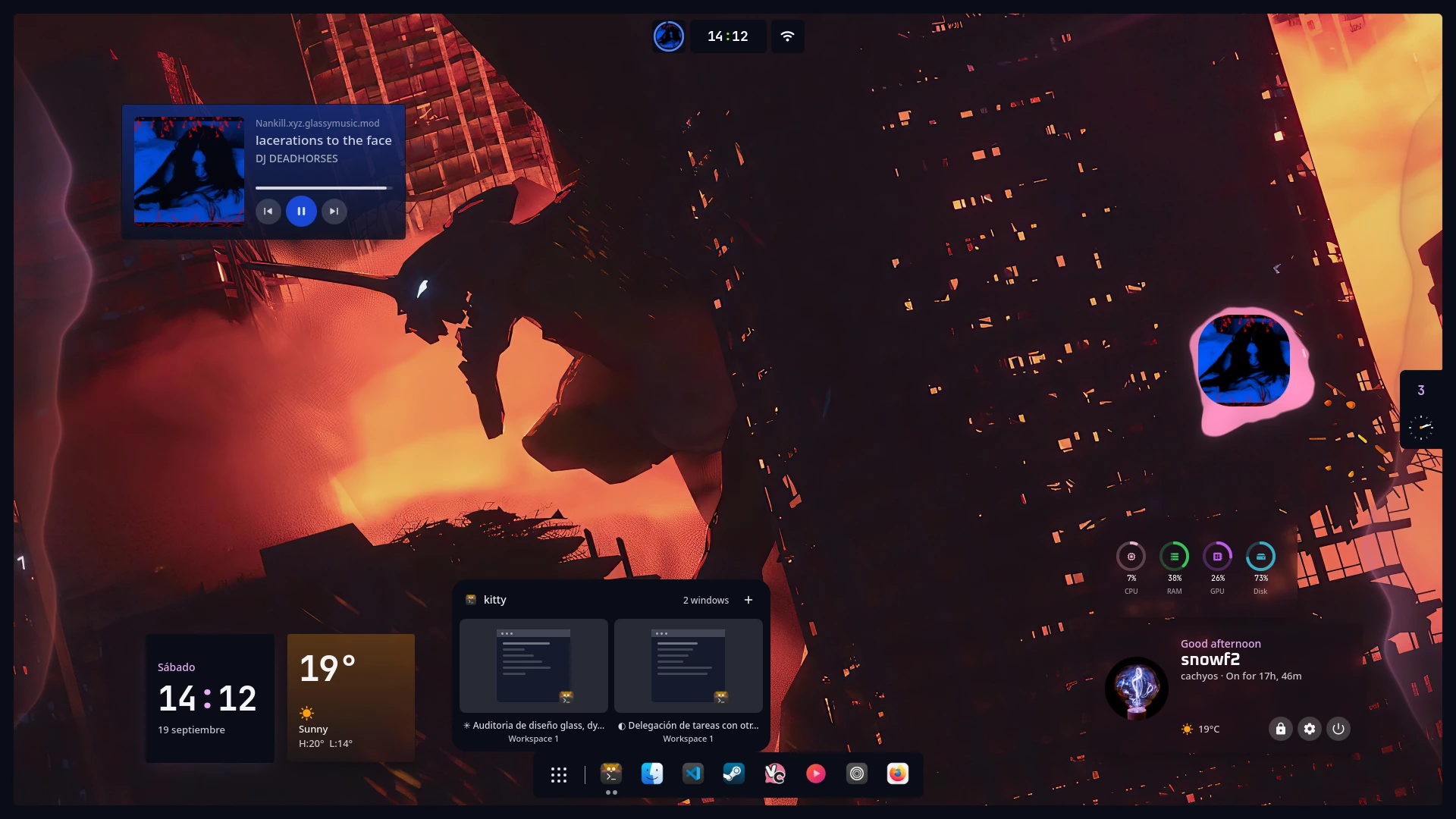 iRiS Dock and edge layout
