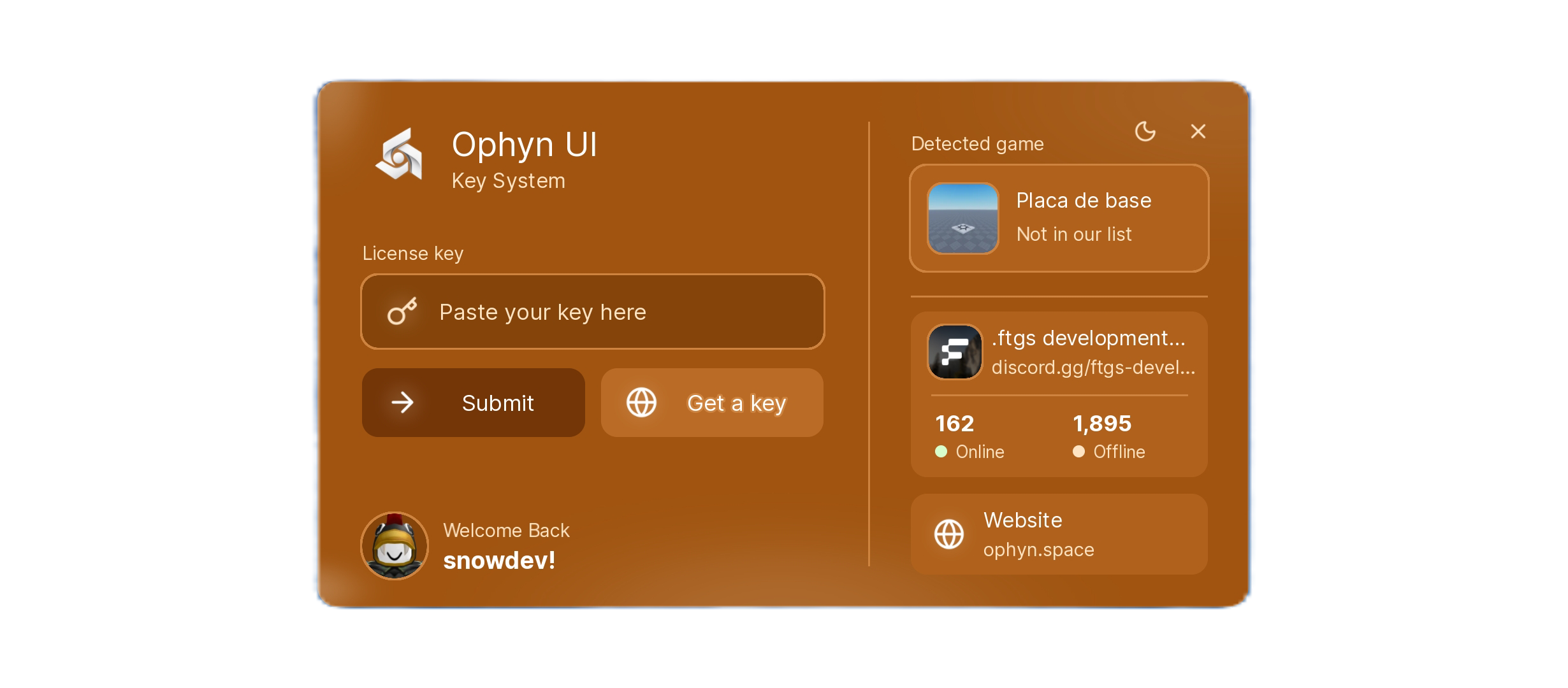 Amber Theme