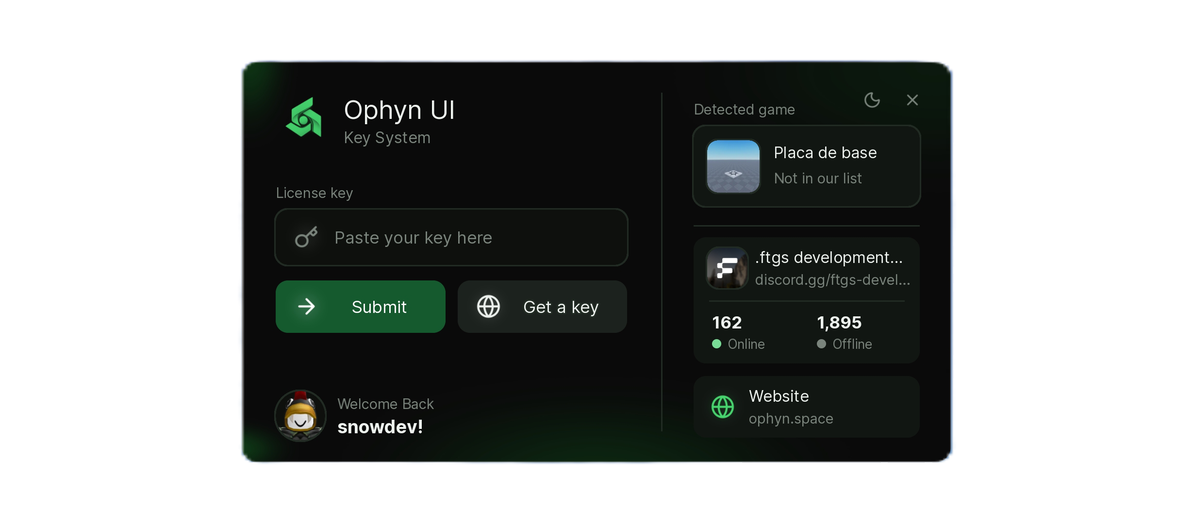 Plant-Dark Theme