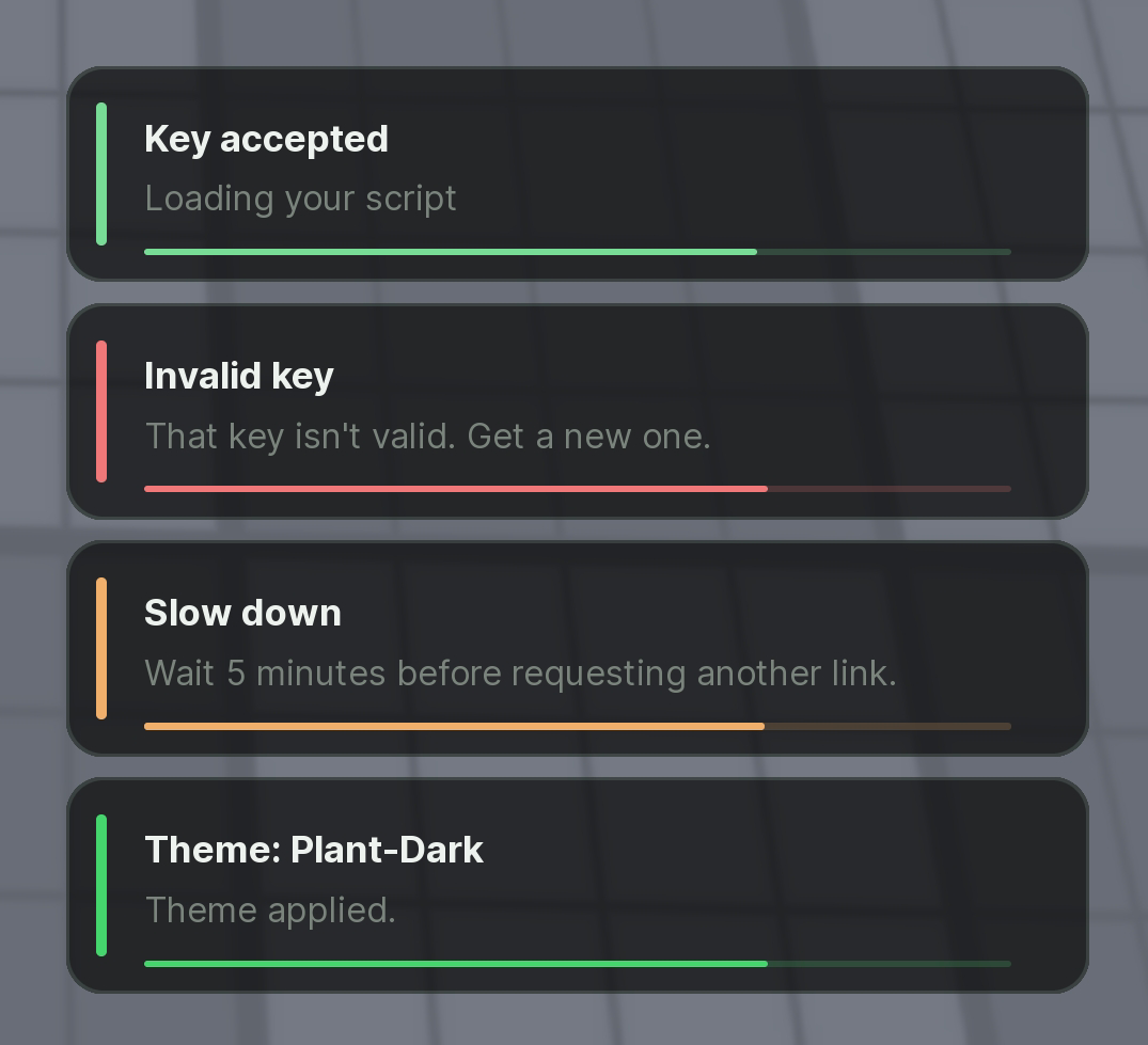 Stripe notification