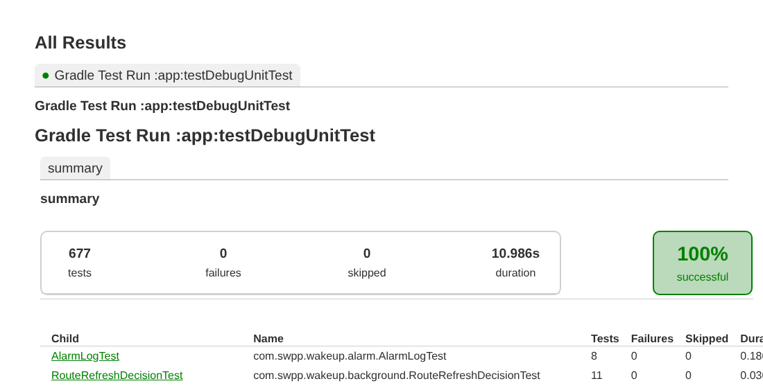 App unit tests: 677 tests, 0 failures, 0 skipped
