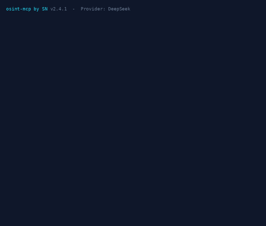osint-mcp demo