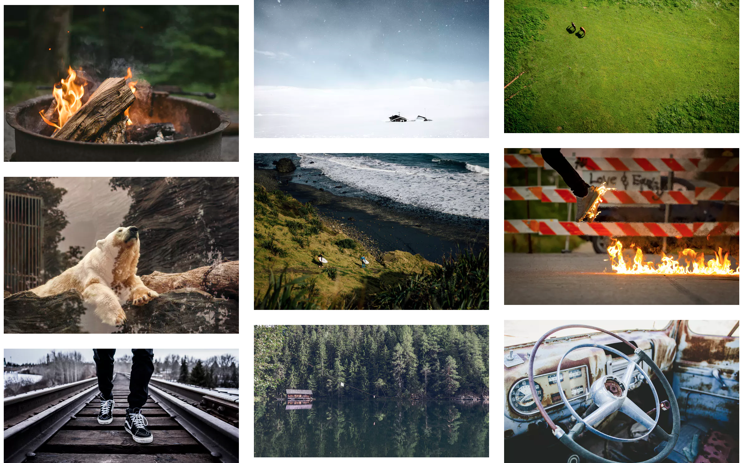 null unsplash images