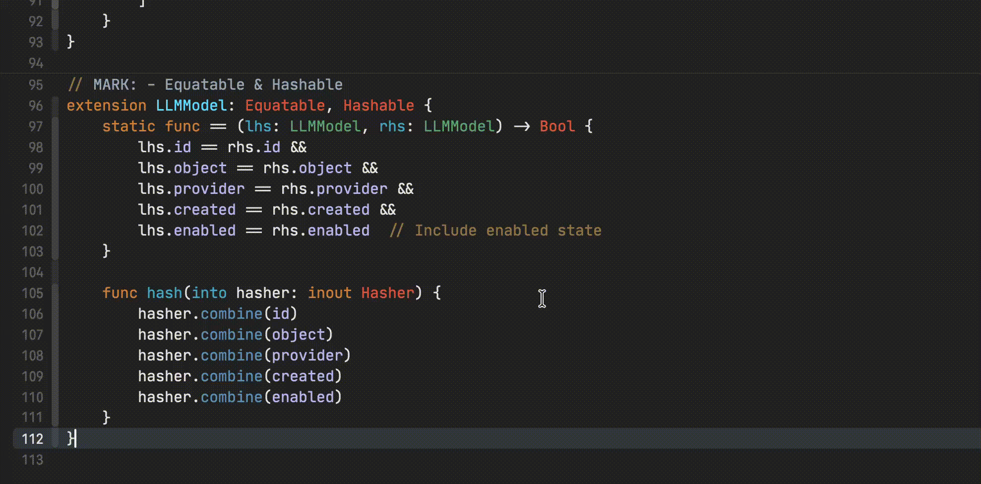 Code Completion of XcodePaI