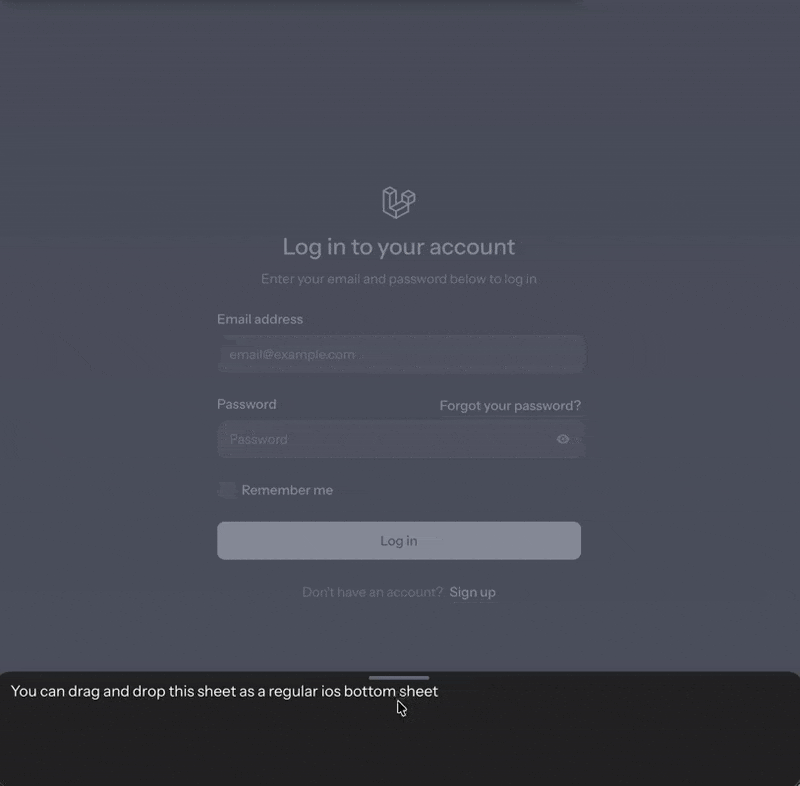 Alt bottom sheet illustration