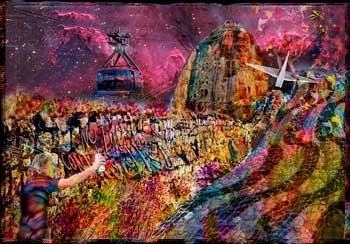Rio Wall - Pintura acrílica de Henrique Vieira Filho