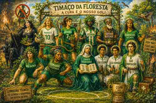 O Timaço da Floresta Entra em Campo