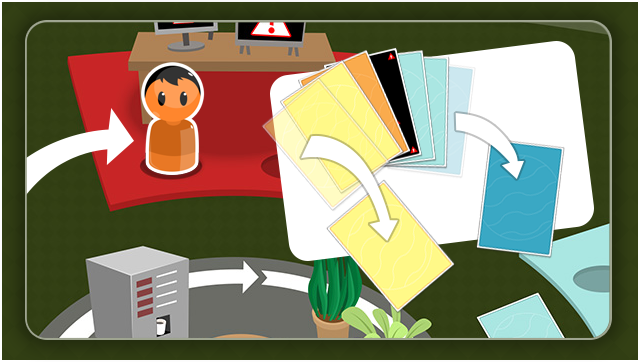 Card loss due to administrative task