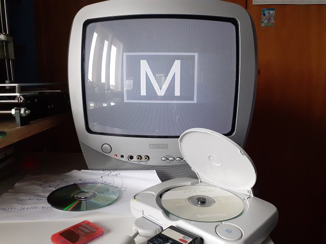 PSone running joymon from a memory card