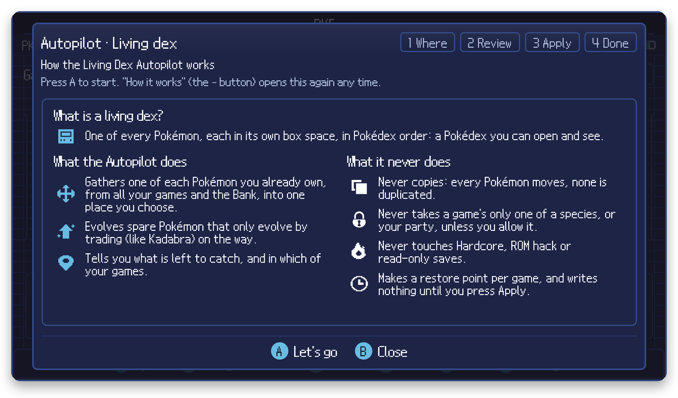 Living Dex Autopilot