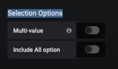 Selection Options