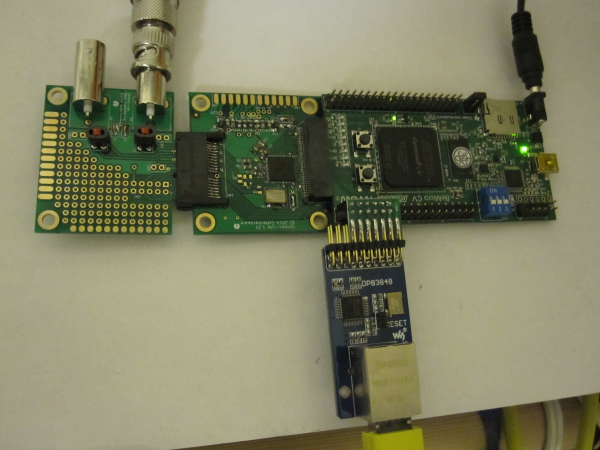 Hermes-Lite Basic RF Frontend, from the project README
