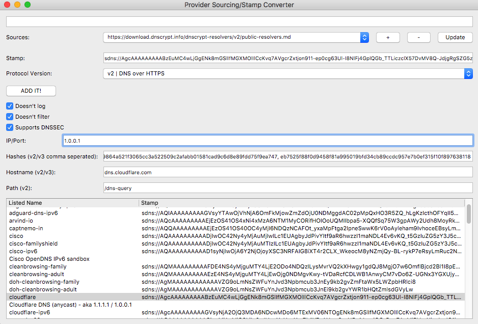 YourFriendlyDNS Auto Sourcer and Stamp Converter