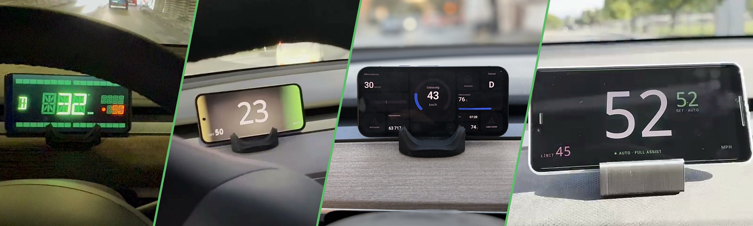 DashPilot dash apps running in a Tesla