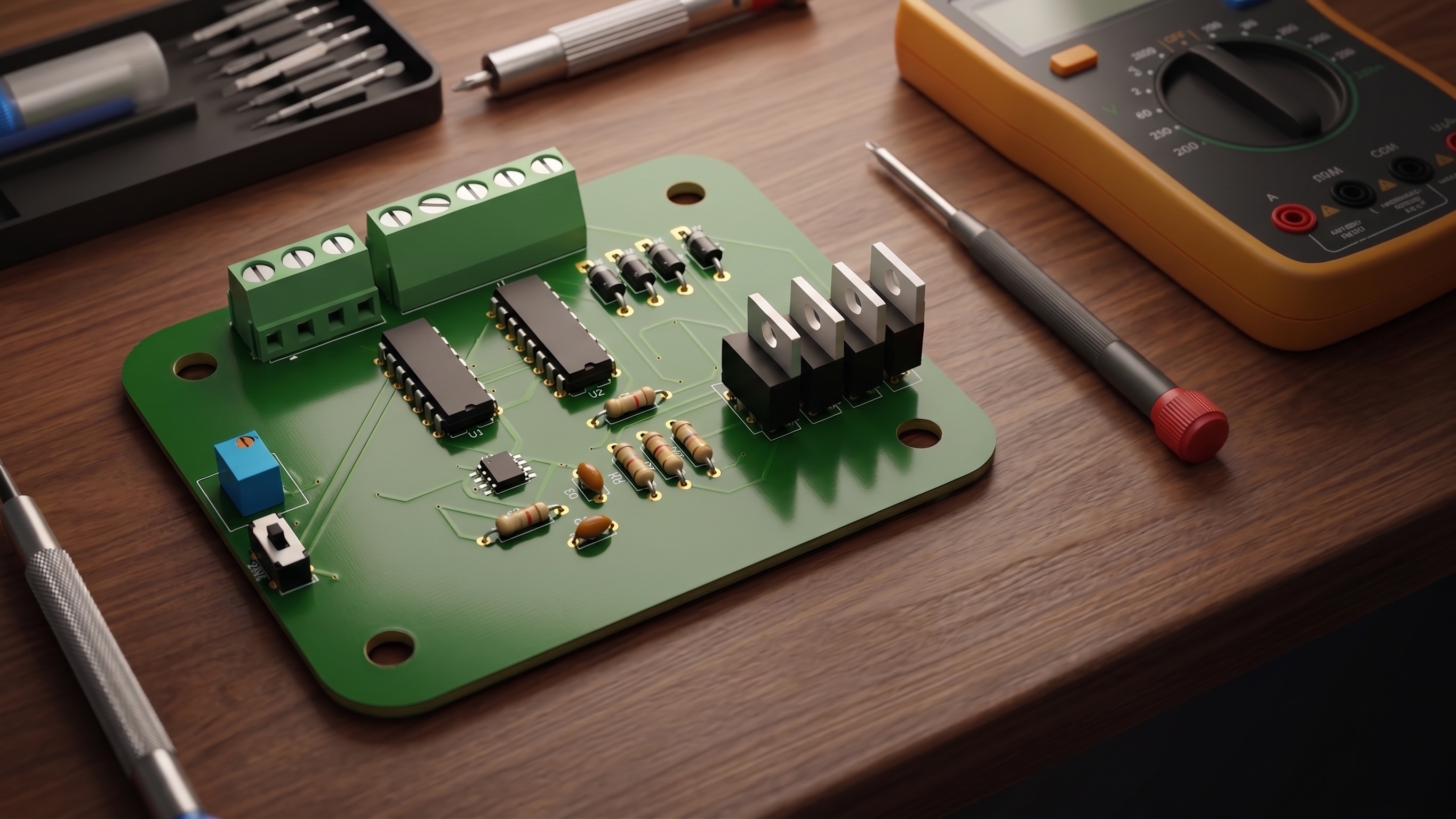 Unipolar stepper driver, from the project README
