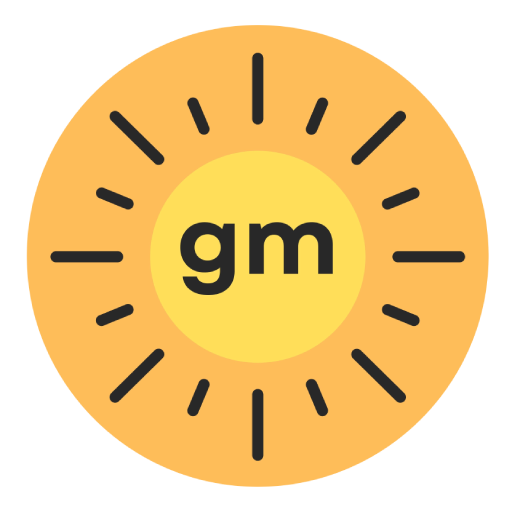 Good Morning Coin-(-GM-)-token-logo