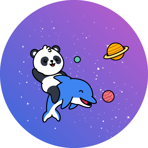 Panda DOLPHIN Collectible-(-DOLPHIN-)-token-logo