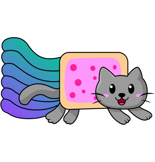 Nyan Cat-(-NYAN-)-token-logo