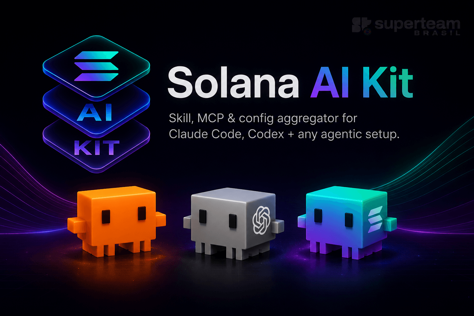 Solana AI Kit — Skill, MCP & config aggregator for Claude Code, Codex + any agentic setup