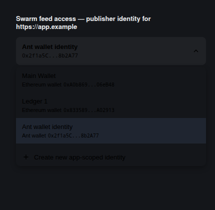 ledger-swarm-identity