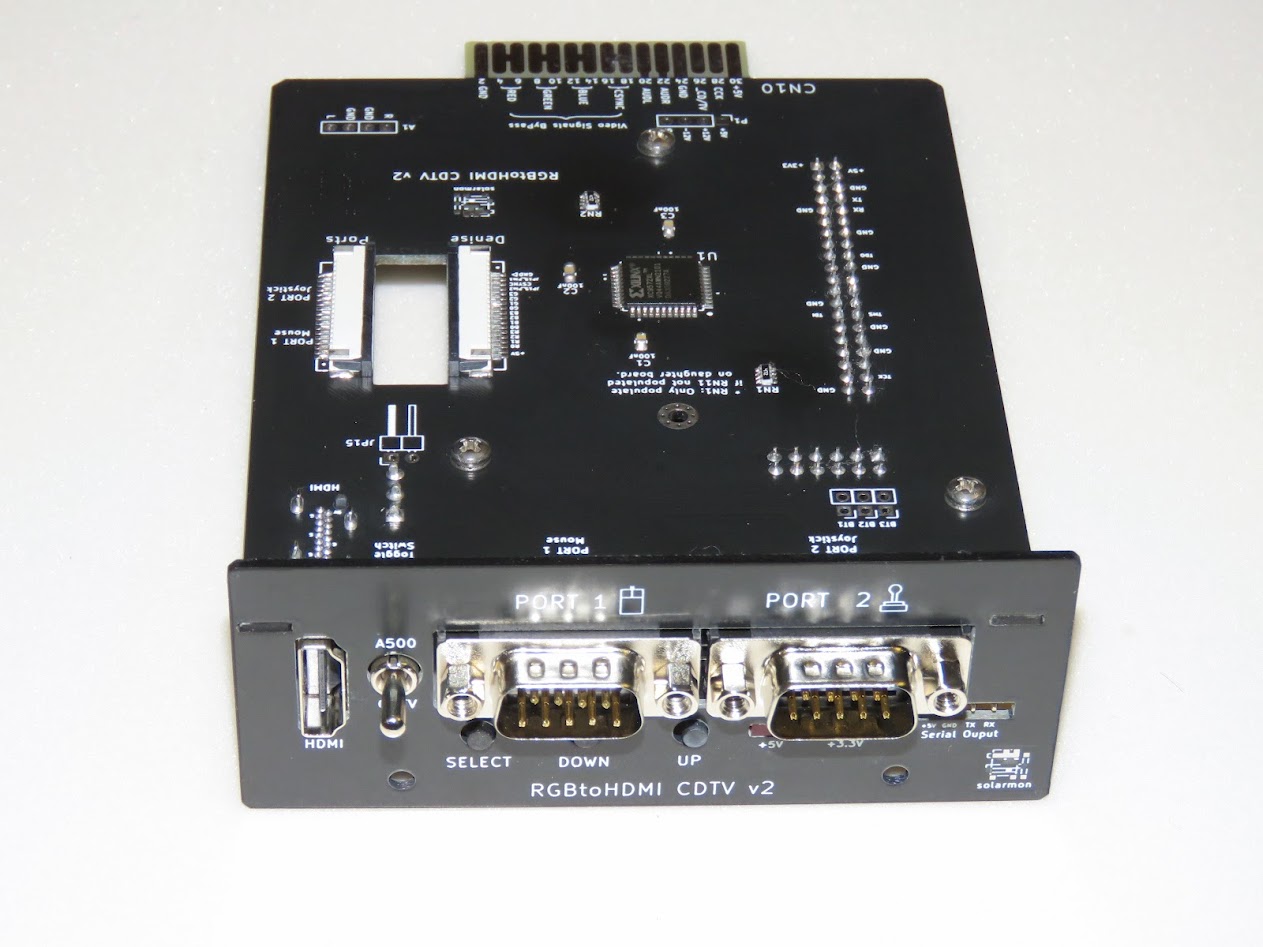 RGBtoHDMI Amiga Denise CPLD FFC - CDTV Video Slot, from the project README