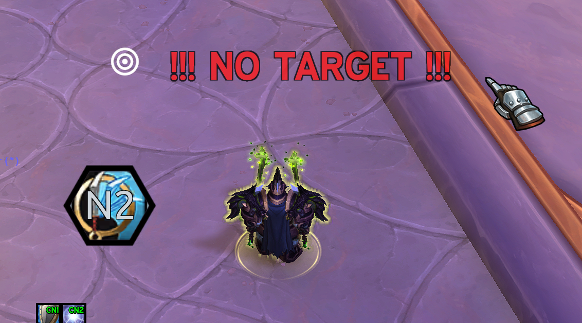 A Combat Alert firing on-screen mid-pull