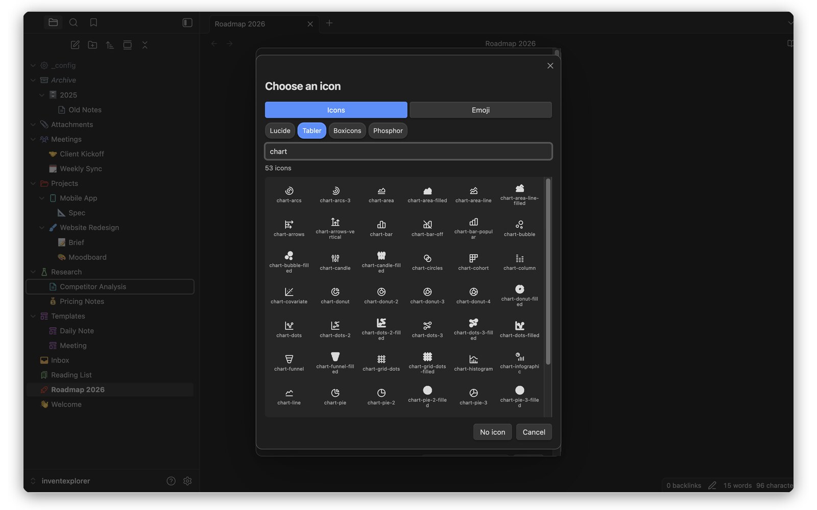 InventExplorer - Obsidian Plugin