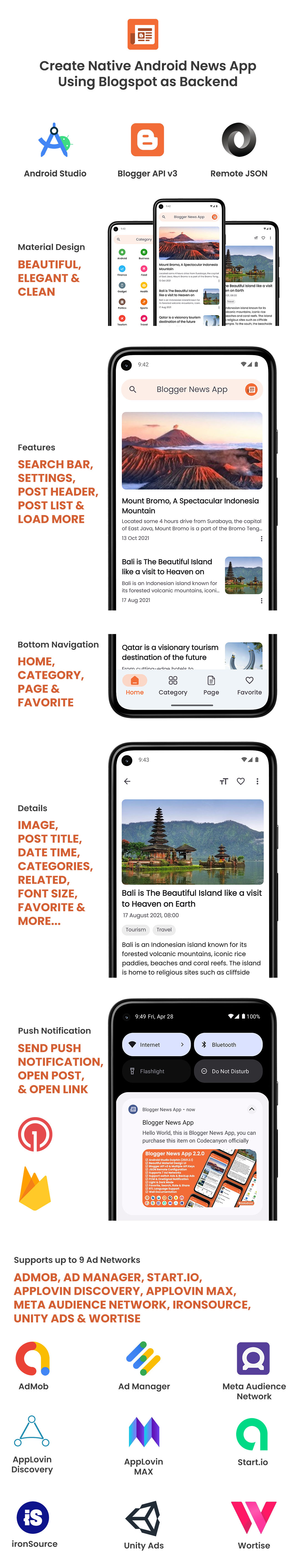 Blogger News App - Blogger API v3 - 3