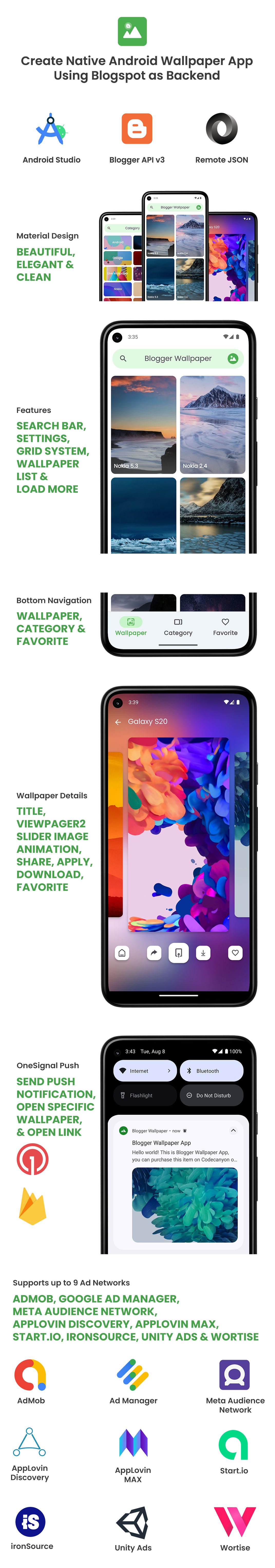 Blogger Wallpaper App - Blogger API v3 - 3