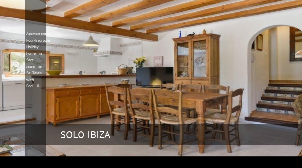 Apartamentos Four-Bedroom Holiday home in Sant Josep de Sa Talaia with Pool II reverva