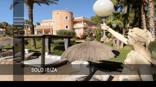 Apartamentos Nine-Bedroom Apartment in Ibiza with Pool I opiniones