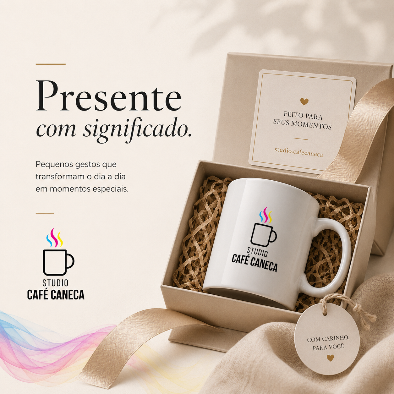 Asset board com destaques e ícones digitais
