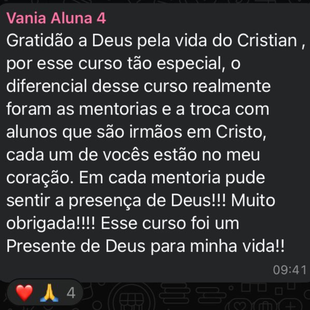 Depoimento de aluna