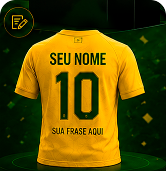 Nome e número na camiseta