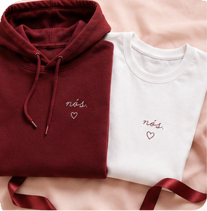 Moletom e camiseta